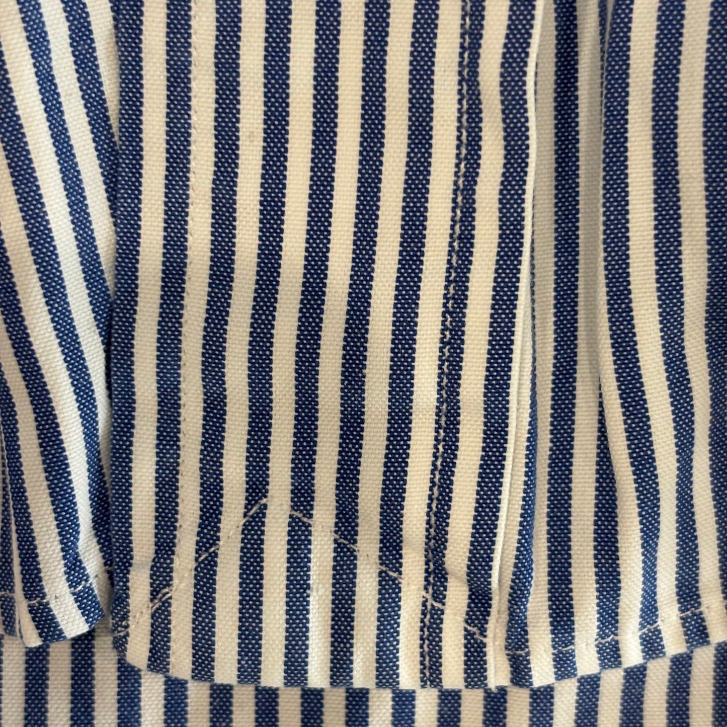 00's Ralph Lauren ラルフローレン ストライプシャツ 青白 (L)/A7972S-SO
