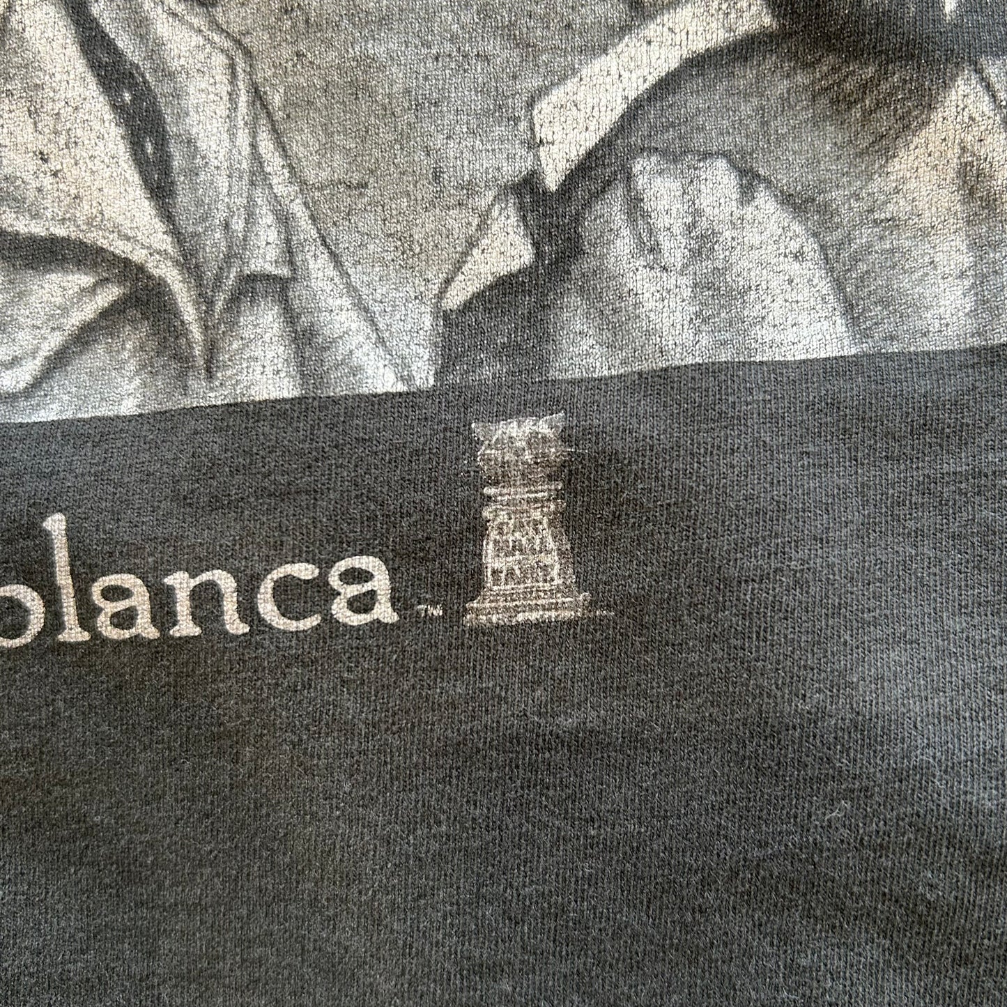 90's Lee 『Catsablanca』映画カサブランカパロディーTシャツ 黒(L)/B2071T-SO