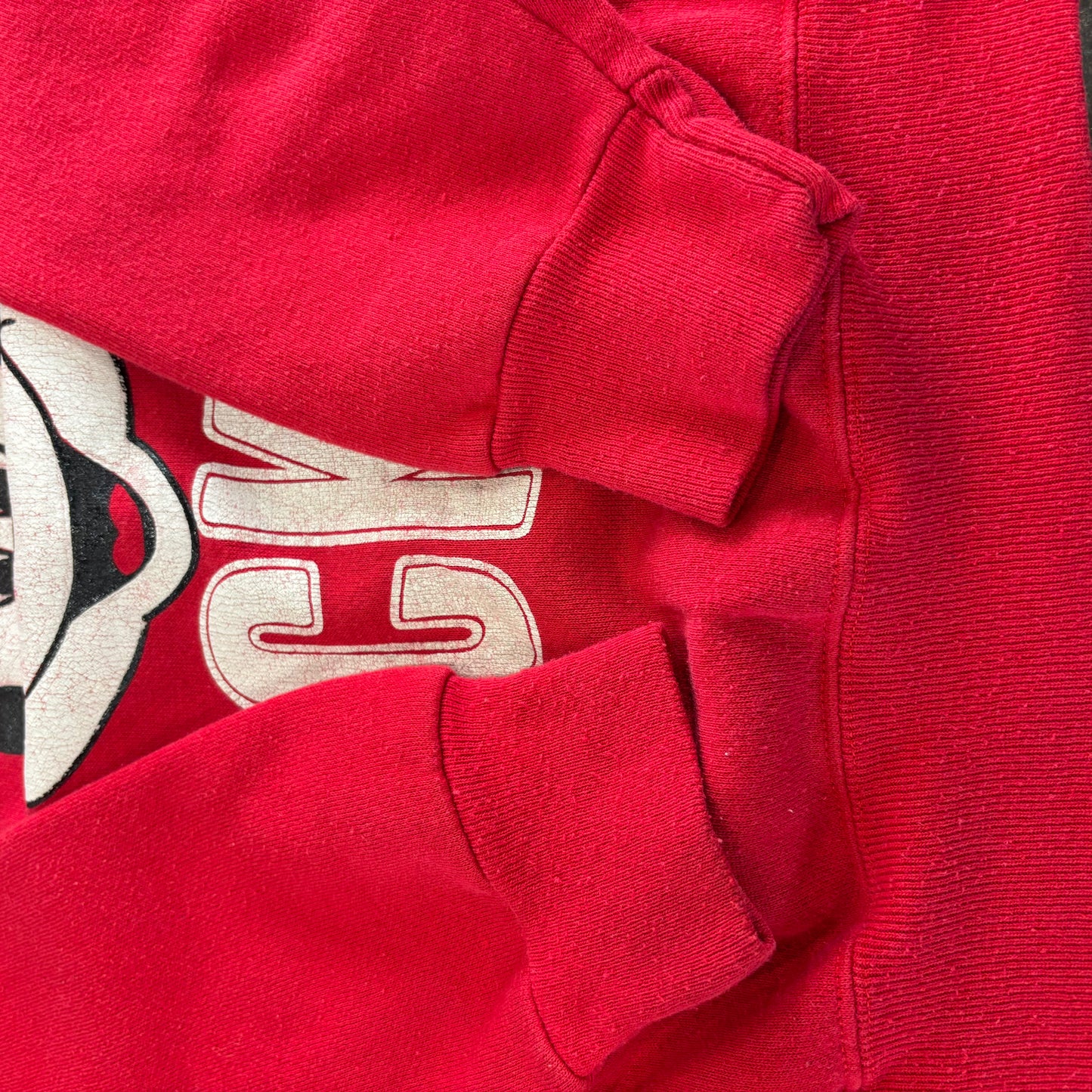 90's Disney Wear ディズニー Mickey Mouse ラグランスウェット (S)/B1095S-SO