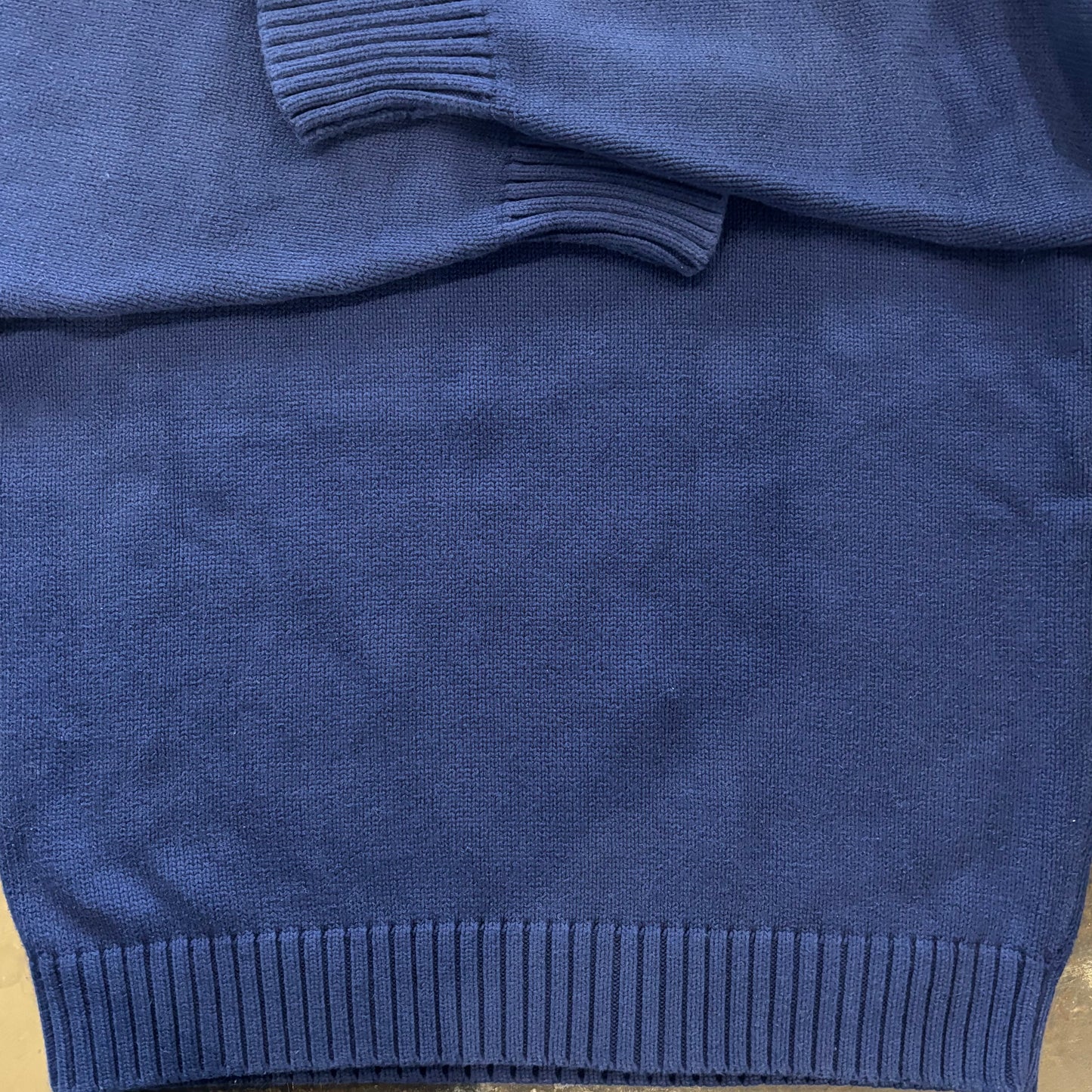 Polo by Ralph Lauren ラルフローレン コットンニット ネイビー(L)/C0415K-SO