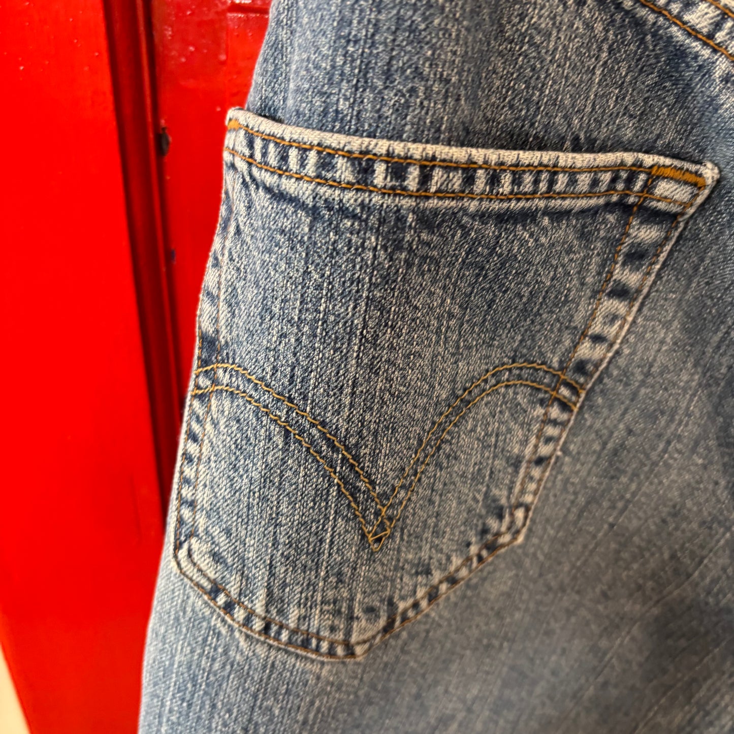 00's Levi's 550 リーバイス デニム ハーフパンツ 青 (w36)/B2811P-SO