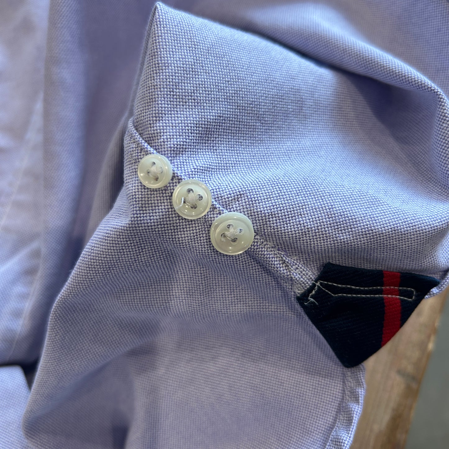 00's Ralph Lauren ラルフローレン オックスフォードシャツ 薄紫(L)/A8286SH-SO