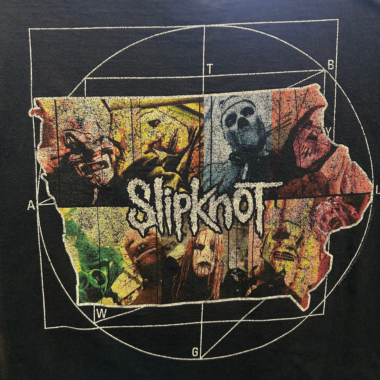00's Slip Knot スリップノット Tシャツ 黒(サイズ不明)/A6506T-SO