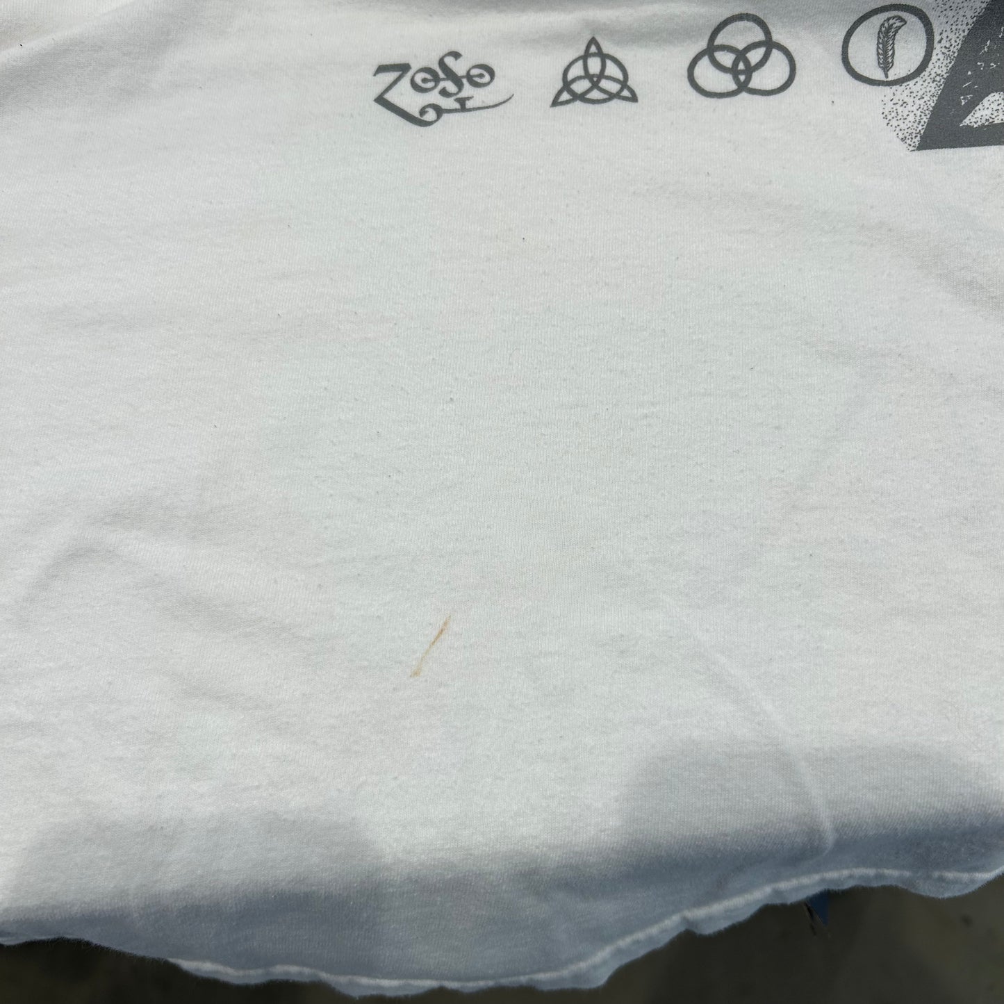 00's Hanes Led Zeppelin レッド・ツェッペリン Tシャツ 白(XL)/A6568T-SO