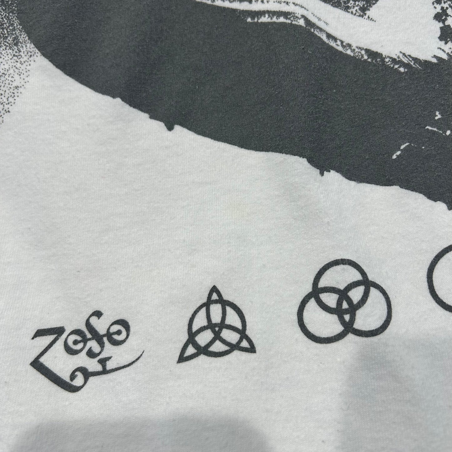 00's Hanes Led Zeppelin レッド・ツェッペリン Tシャツ 白(XL)/A6568T-SO