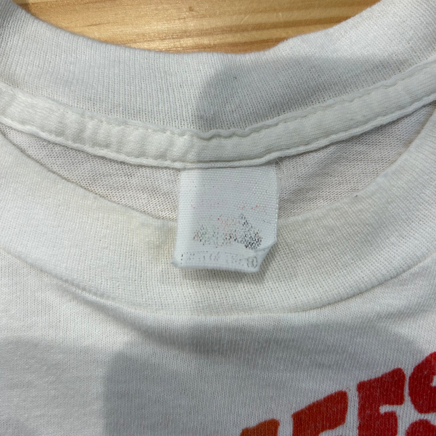 70's Fruit of The Loom WOOD STOCK Fes Tシャツ 白(サイズ不明)/A6451T-SO
