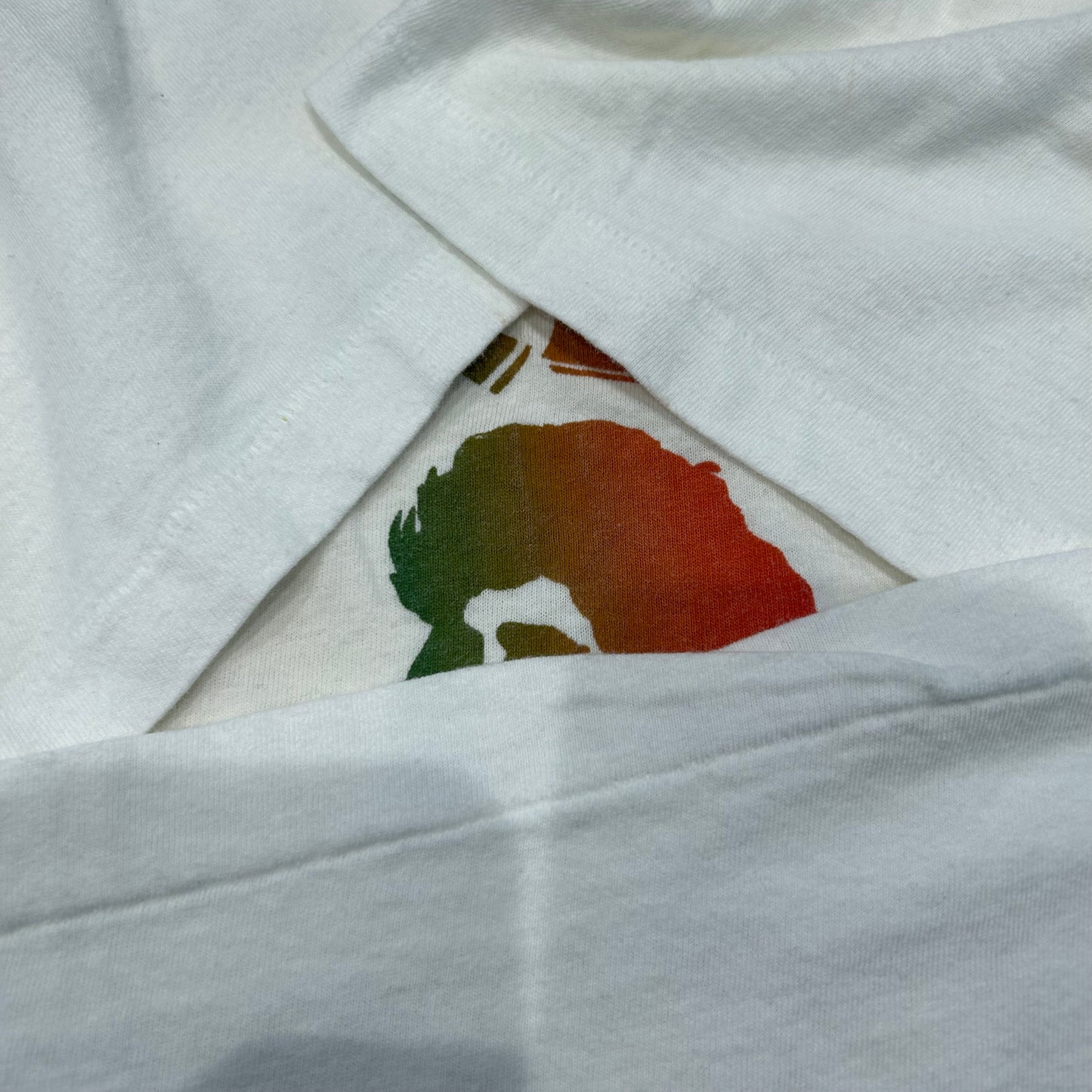 70's Fruit of The Loom WOOD STOCK Fes Tシャツ 白(サイズ不明)/A6451T-SO