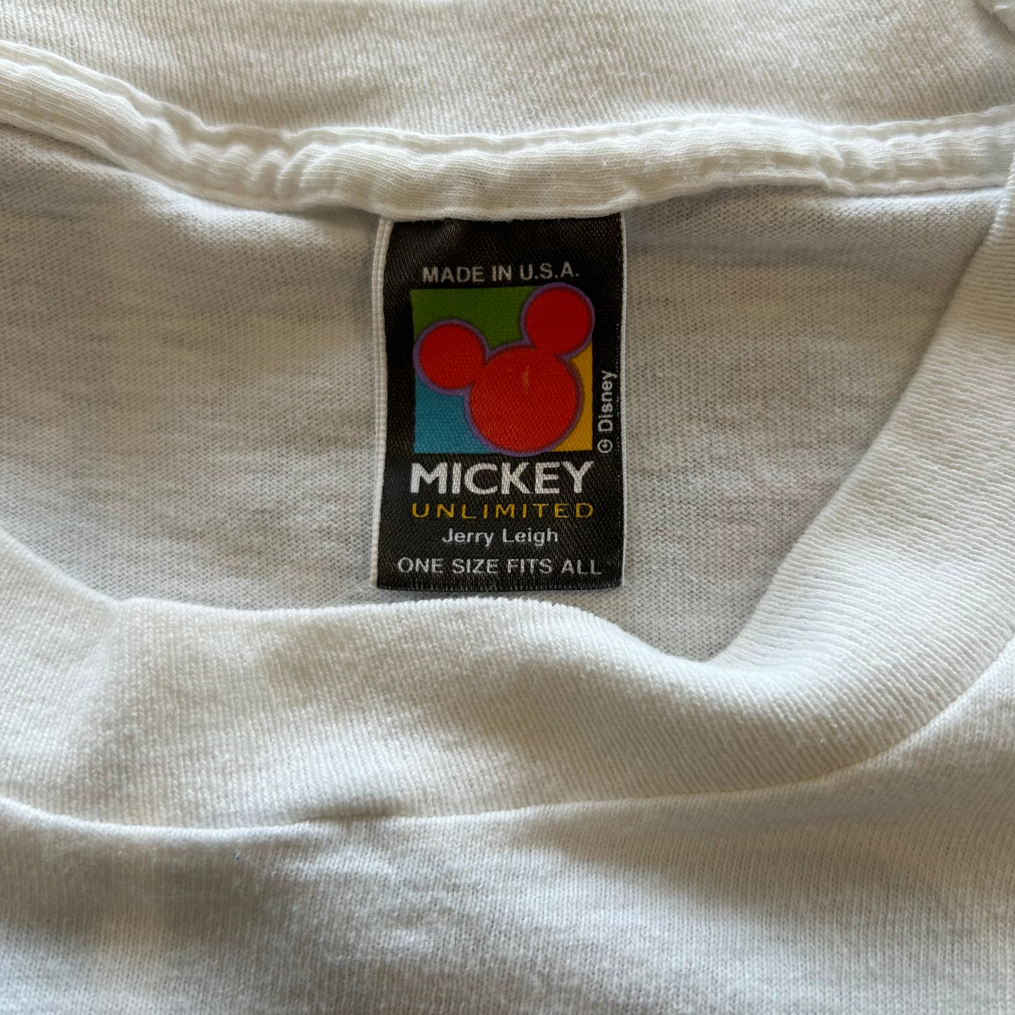 90's Mickey Unlimited ミッキー スニーカーTシャツ 白(One Size)/B1949T-SO
