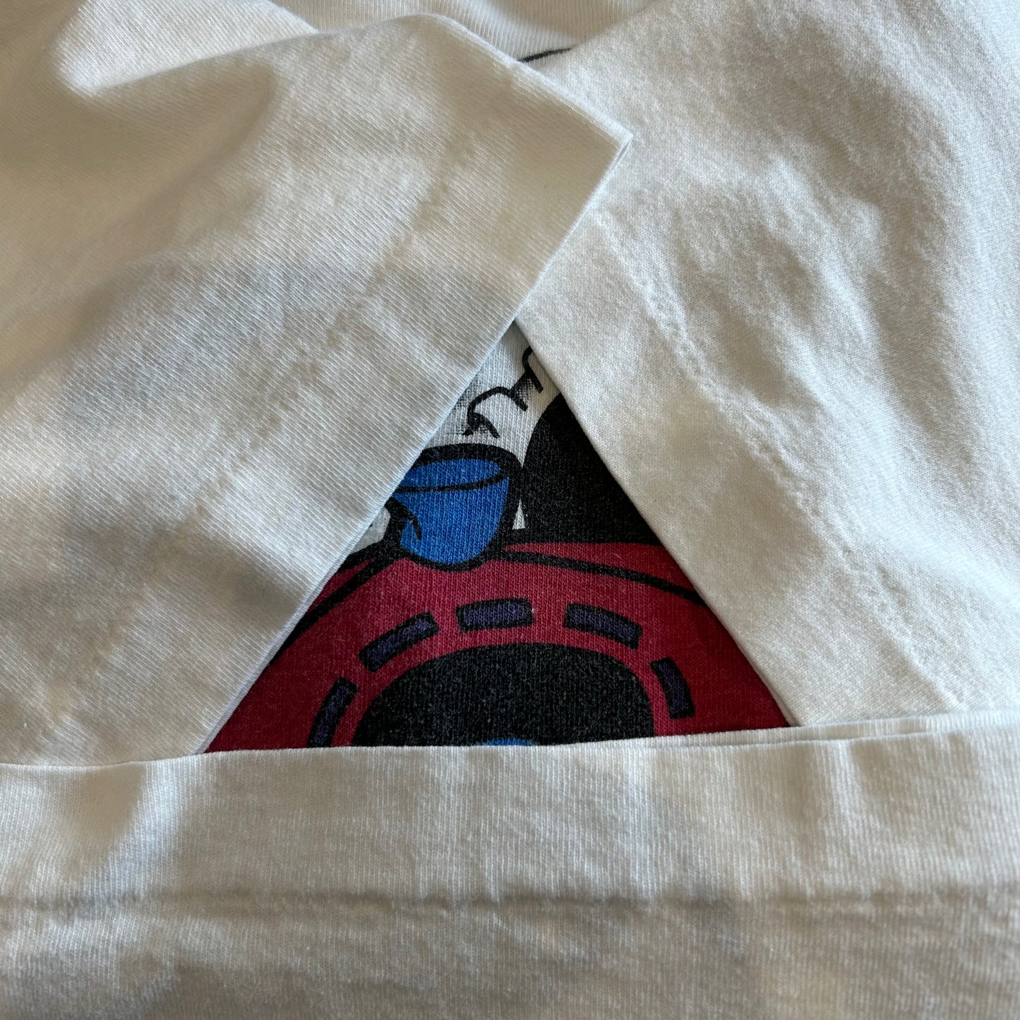 90's Mickey Unlimited ミッキー スニーカーTシャツ 白(One Size)/B1949T-SO