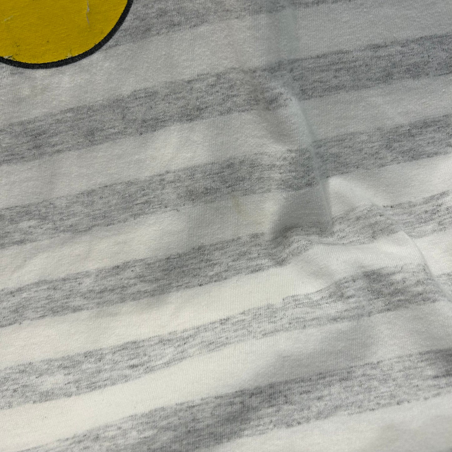 90's Velva Sheen Mickey ミッキーボーダーTシャツ グレー白(XL)/B2187T-SO