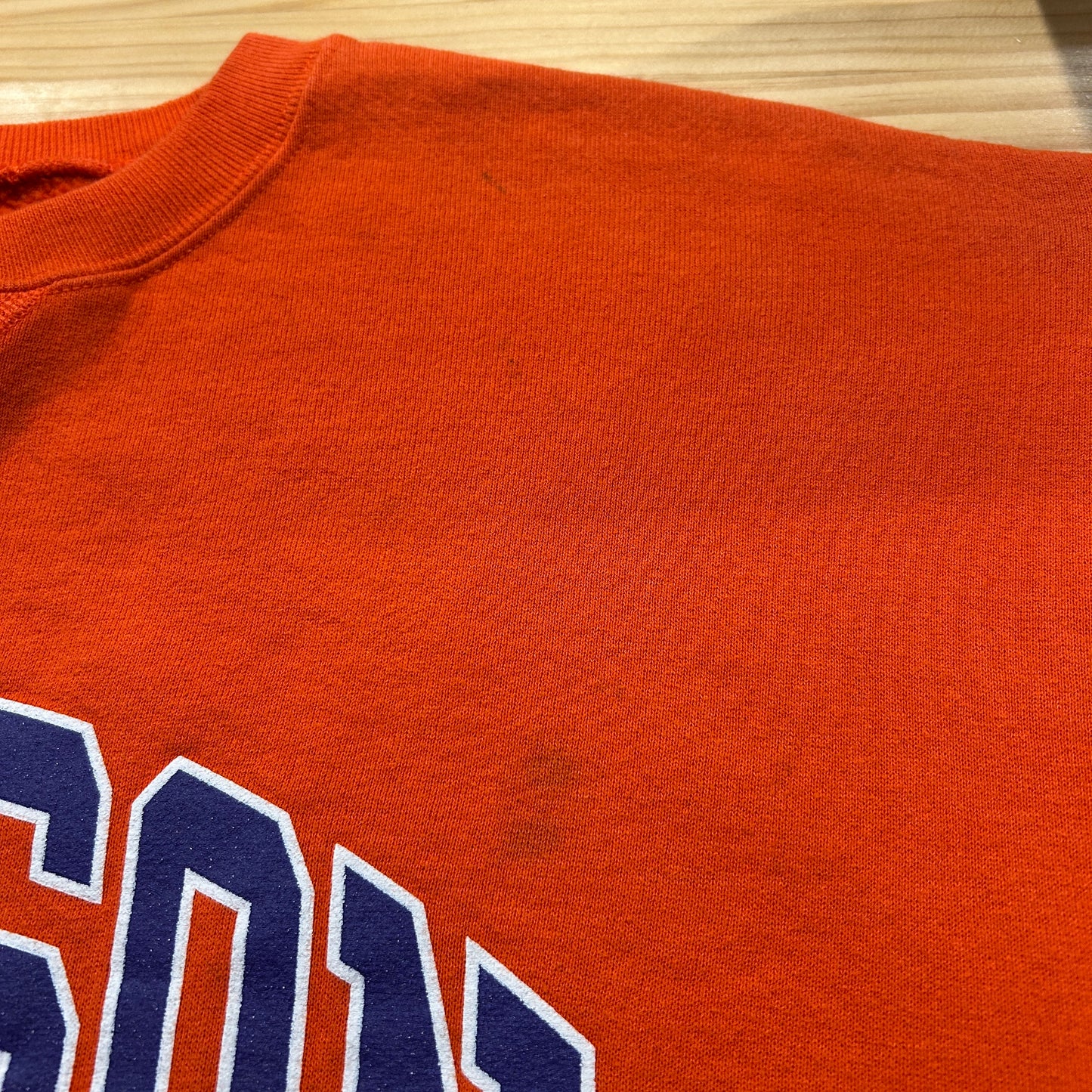 90's ~ RUSSELL ATHLETICS ”CLEMSON” カレッジ スウェット オレンジ (不明)/B1594S-SO