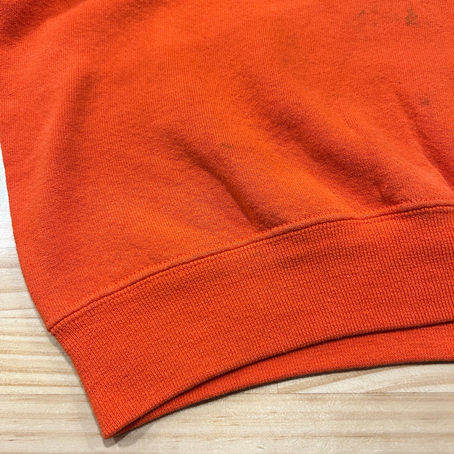 90's ~ RUSSELL ATHLETICS ”CLEMSON” カレッジ スウェット オレンジ (不明)/B1594S-SO