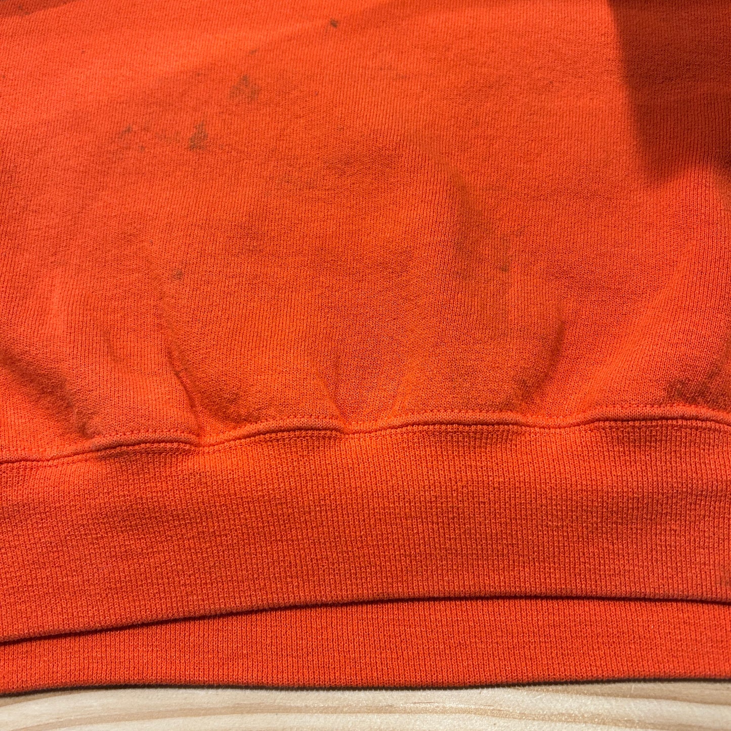 90's ~ RUSSELL ATHLETICS ”CLEMSON” カレッジ スウェット オレンジ (不明)/B1594S-SO