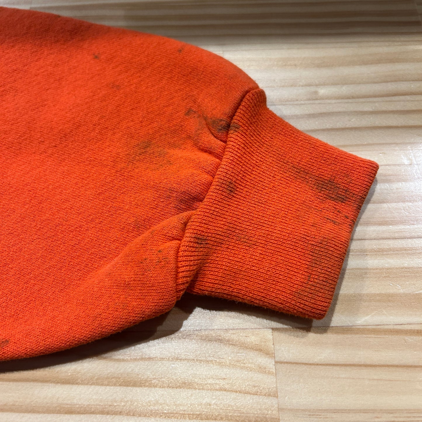 90's ~ RUSSELL ATHLETICS ”CLEMSON” カレッジ スウェット オレンジ (不明)/B1594S-SO