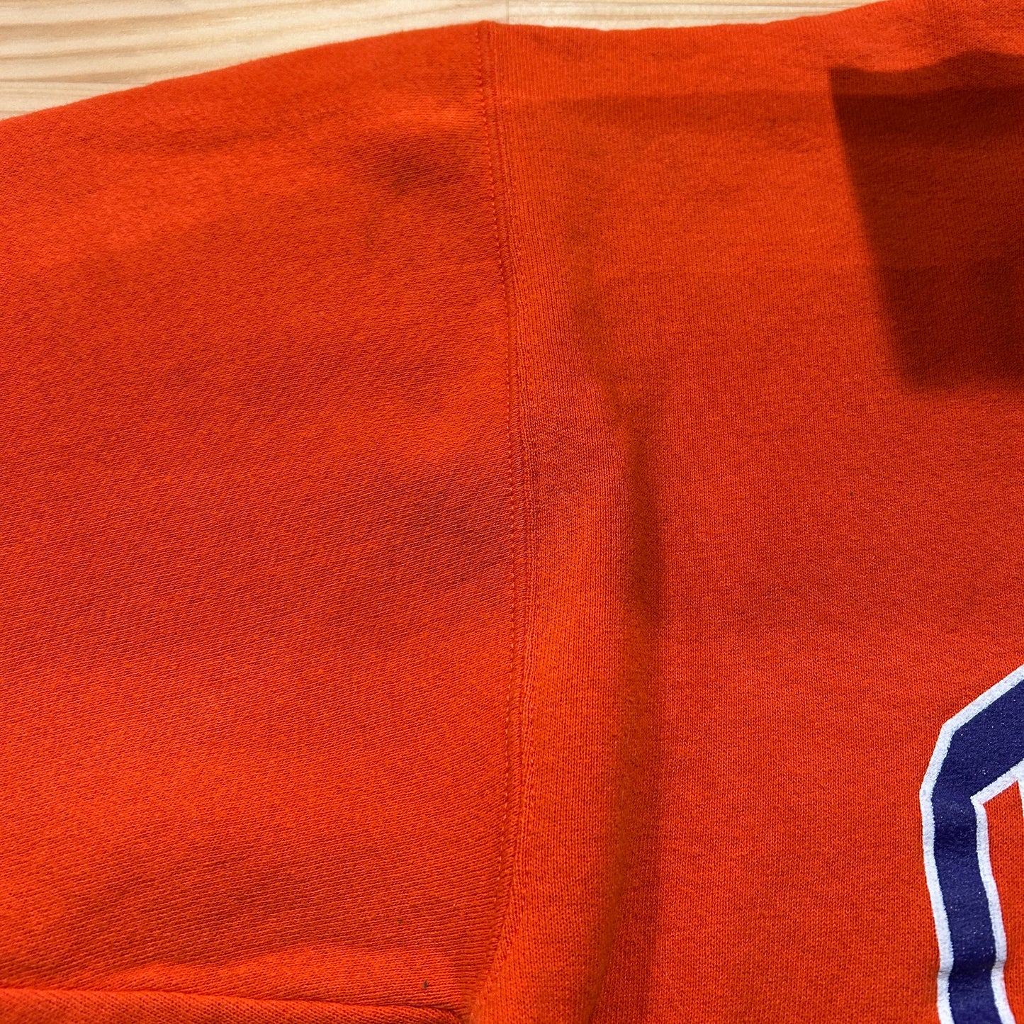 90's ~ RUSSELL ATHLETICS ”CLEMSON” カレッジ スウェット オレンジ (不明)/B1594S-SO