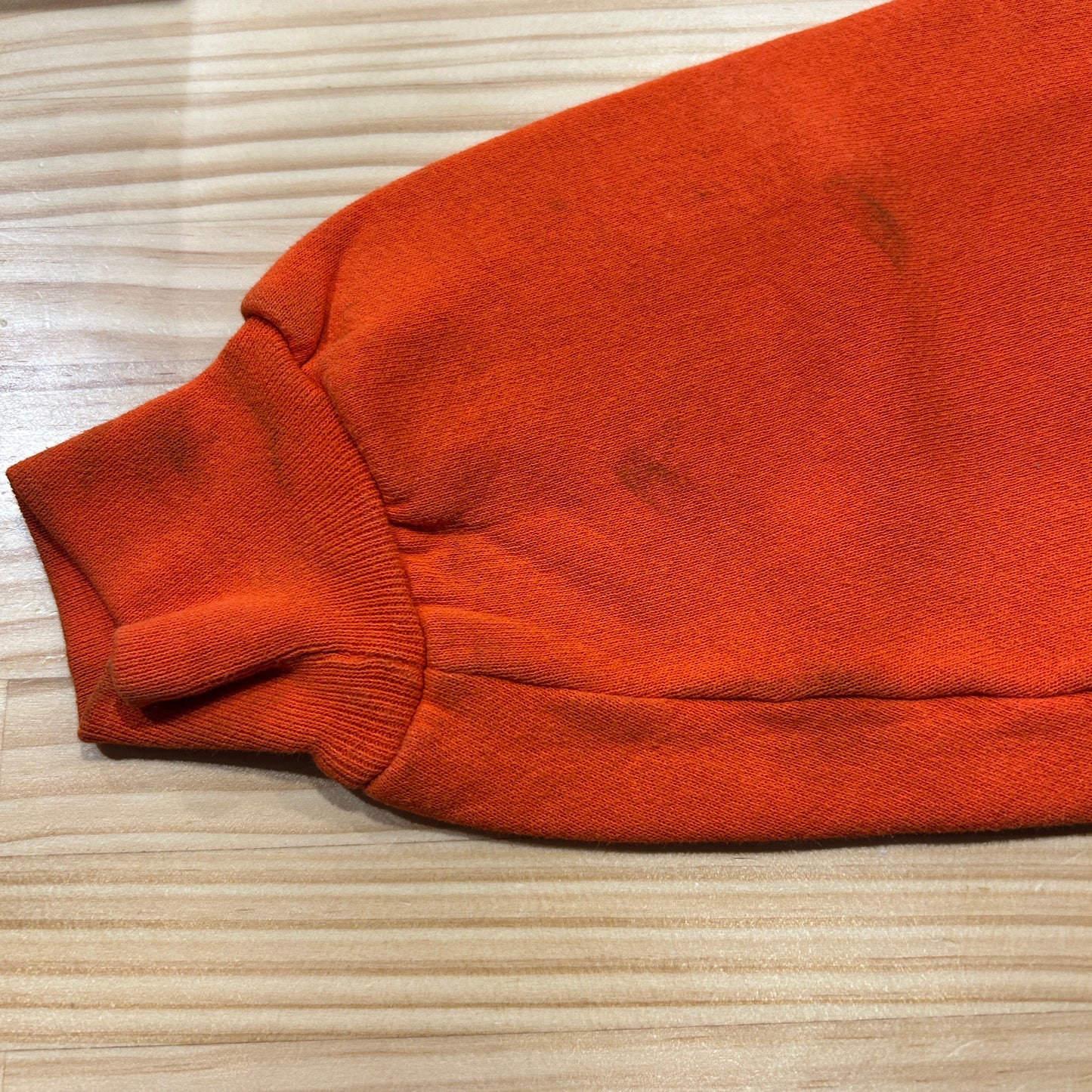 90's ~ RUSSELL ATHLETICS ”CLEMSON” カレッジ スウェット オレンジ (不明)/B1594S-SO