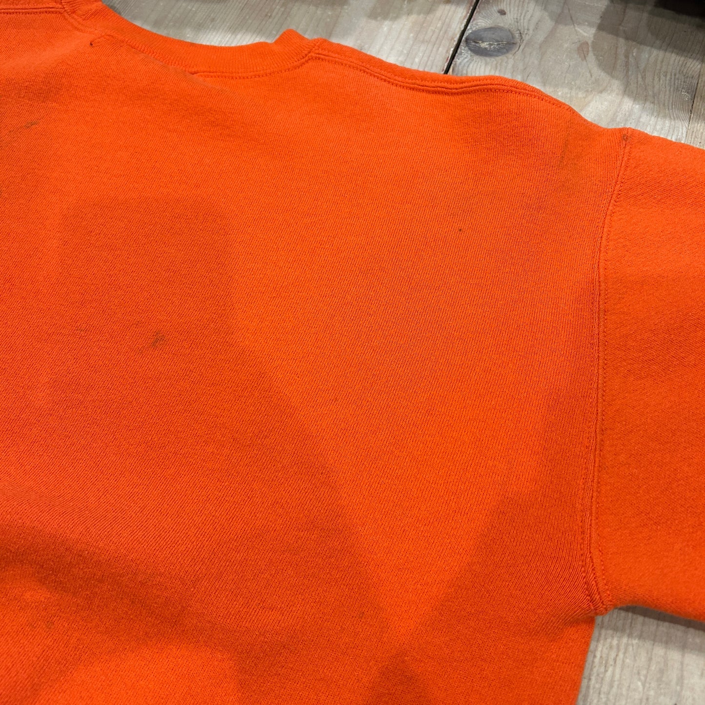 90's ~ RUSSELL ATHLETICS ”CLEMSON” カレッジ スウェット オレンジ (不明)/B1594S-SO