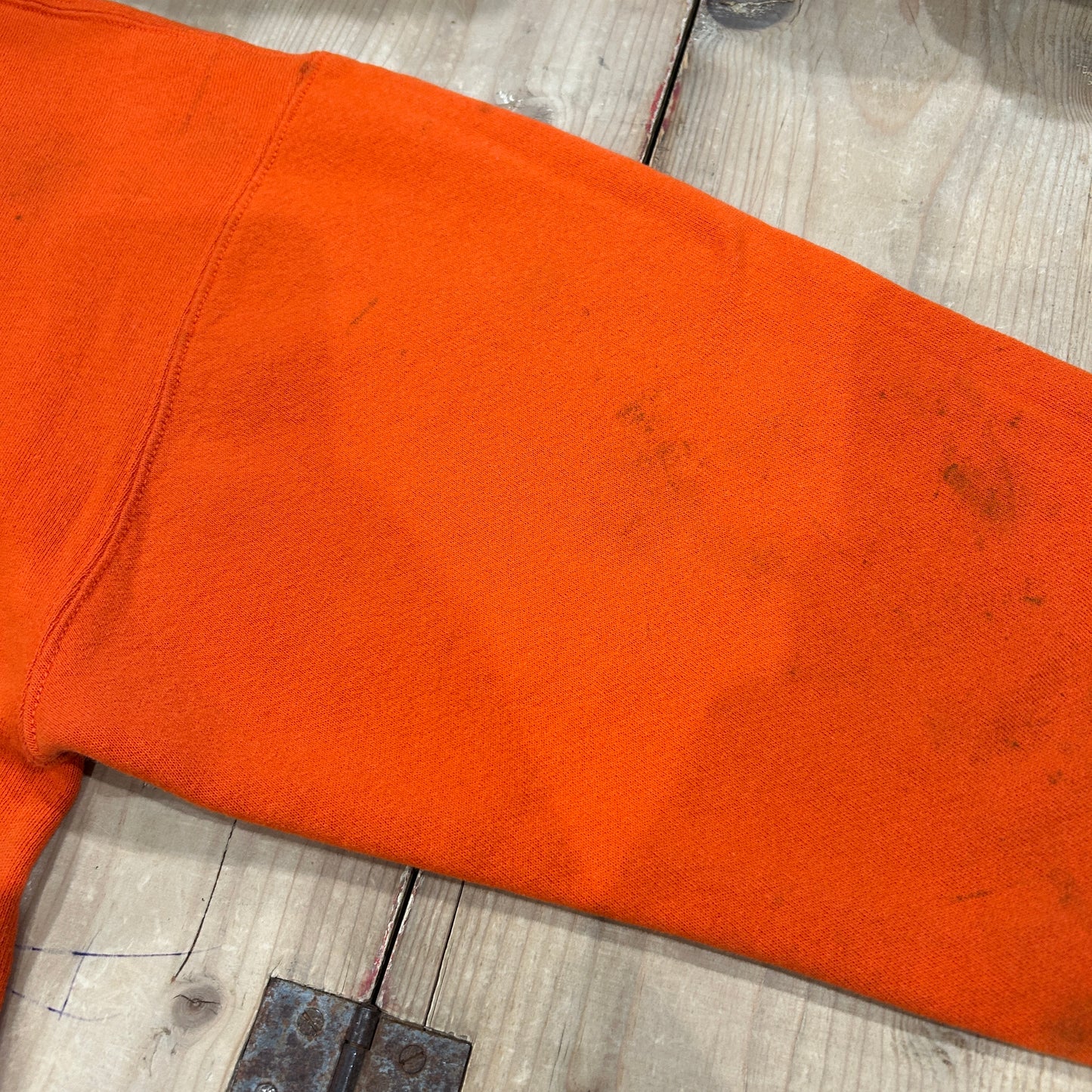 90's ~ RUSSELL ATHLETICS ”CLEMSON” カレッジ スウェット オレンジ (不明)/B1594S-SO