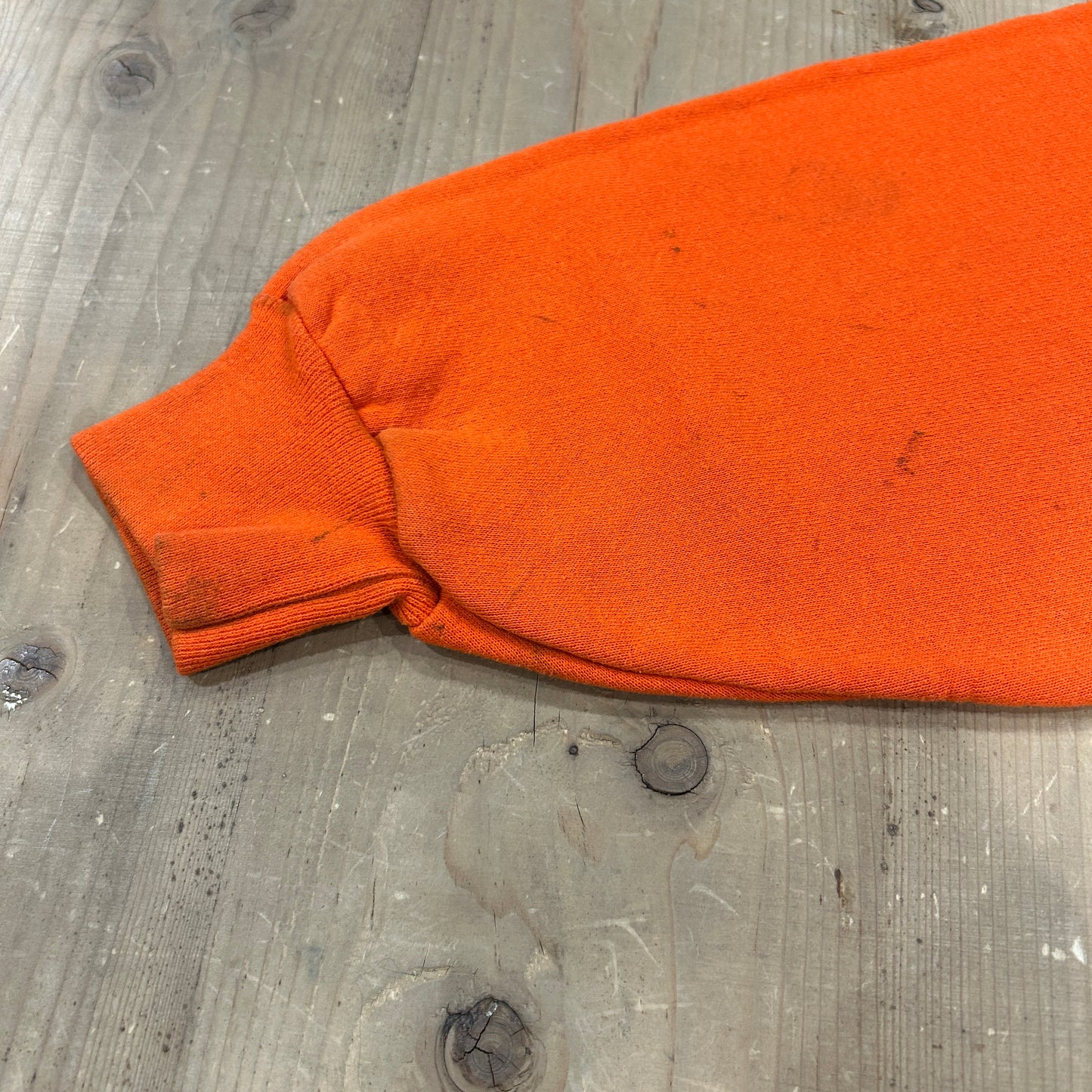 90's ~ RUSSELL ATHLETICS ”CLEMSON” カレッジ スウェット オレンジ (不明)/B1594S-SO
