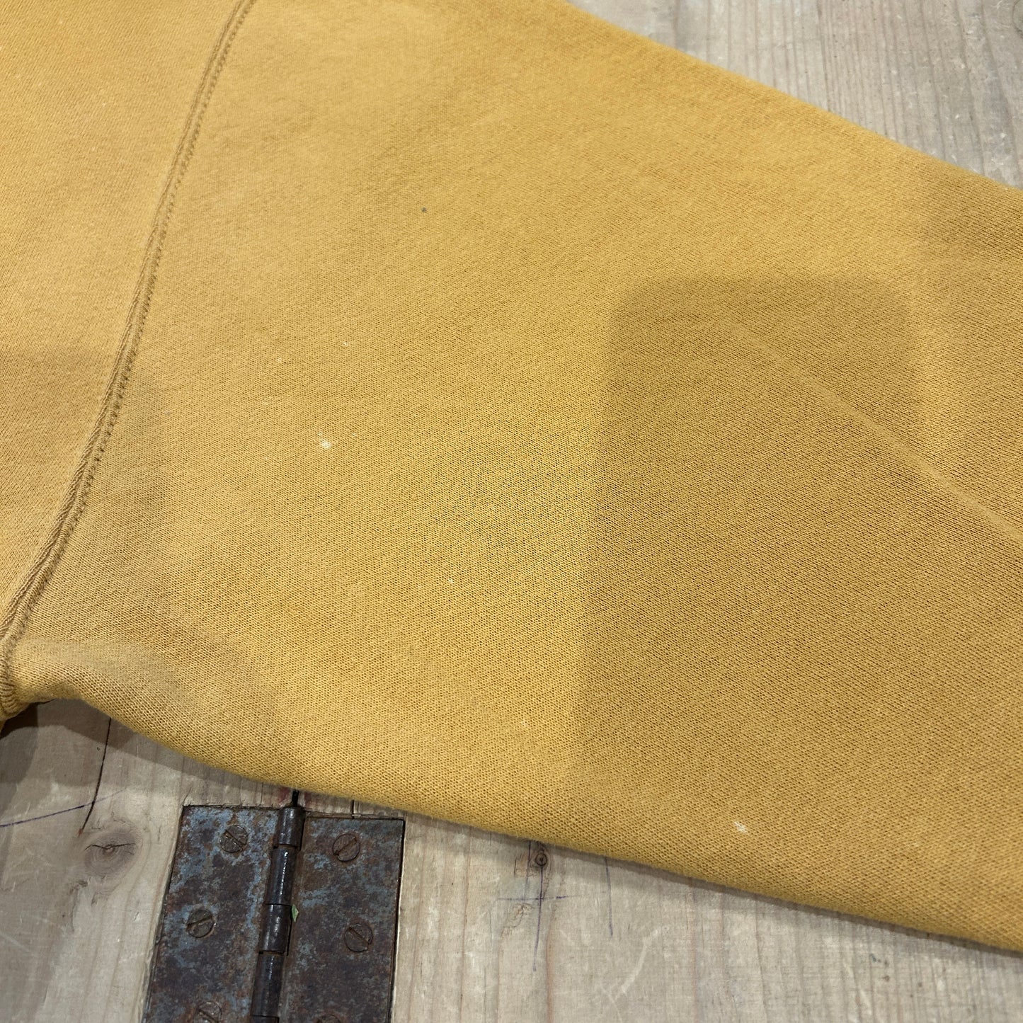 00's RUSSELL ATHLETIC ”OAK RIDGE" カレッジ スウェット マスタード(XL)/B2847S-SO