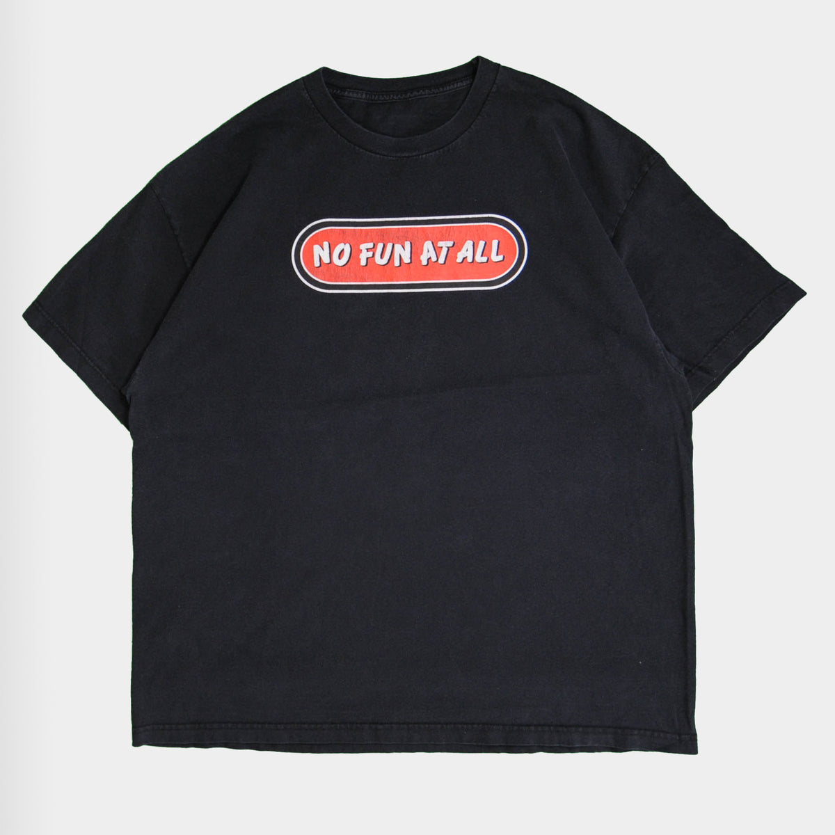 NO FUN AT ALL Tシャツ 黒 (不明)/A4369T-SO – PAGE. Vintage Clothing 