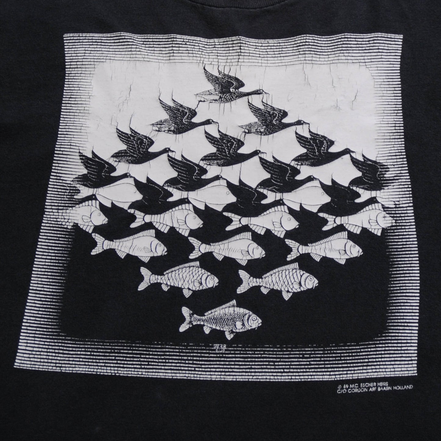 90's M.C.Escher Tシャツ (M)/A2588T