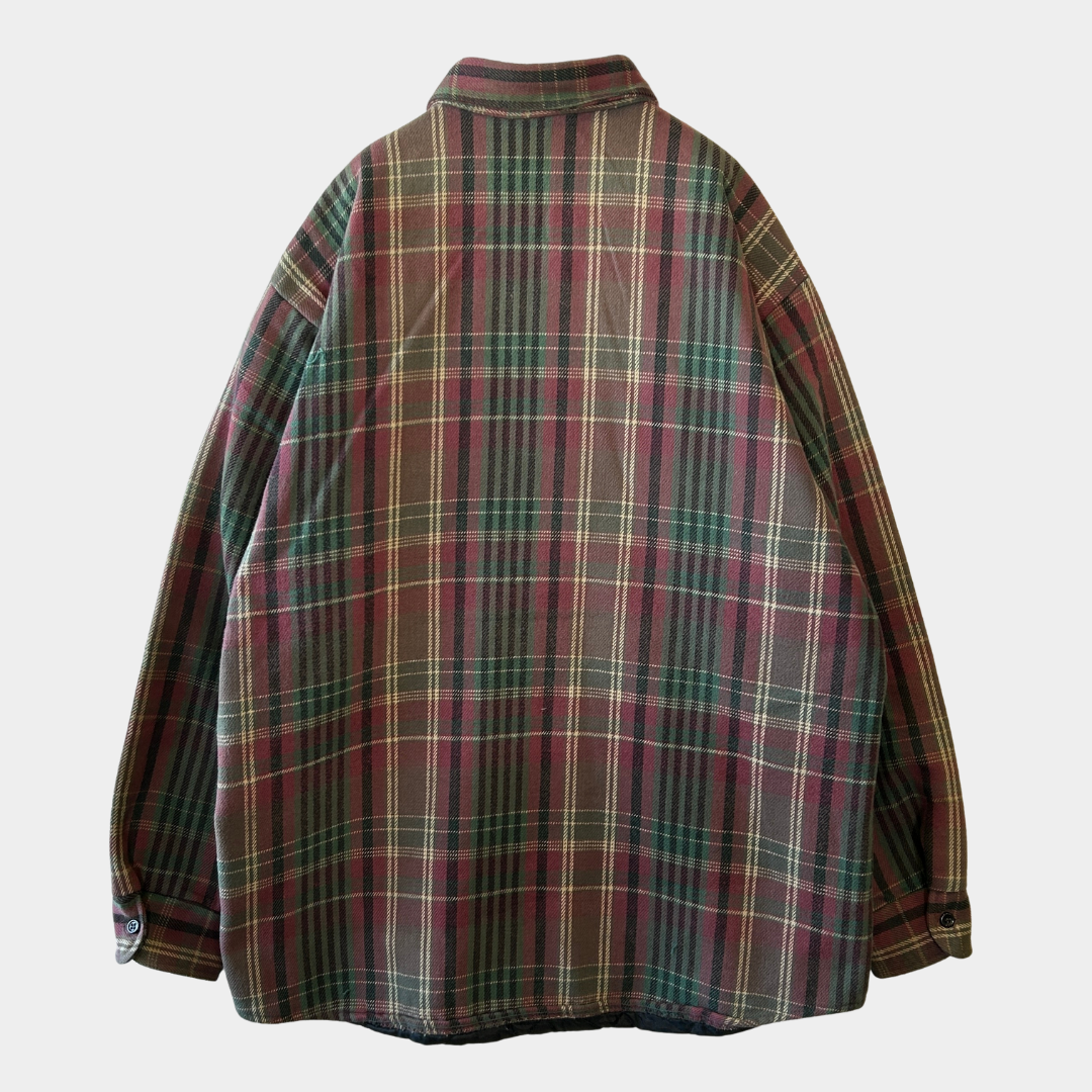 90's Five Brother ファイブブラザー キルティングライナーネルシャツ (L)/A8818SH-SO