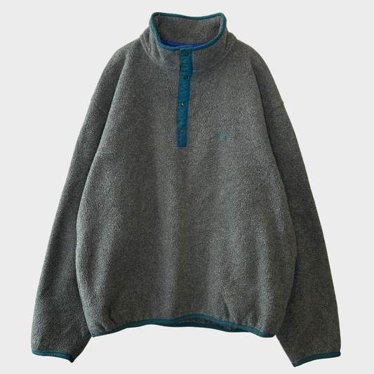 90's L.L.Bean スナップTタイプ フリース グレー (サイズ不明)/A8810F-SO