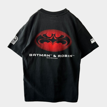 90's Hanes 映画「バットマン＆ロビン Mr.フリーズの逆襲」ムービーTシャツ 黒(M)/A6759T-SO