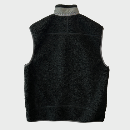 00's Patagonia retro x vest パタゴニア レトロ X ベスト フリース ブラック (XL)/B3142V-SO