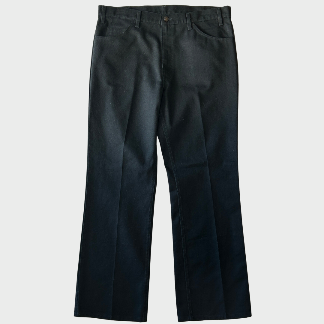 80's Levi's 517 sta-prest リーバイス スタプレ パンツ 黒 (38×30)/A8363P-SO