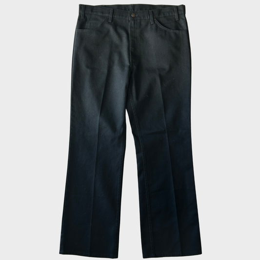 80's Levi's 517 sta-prest リーバイス スタプレ パンツ 黒 (38×30)/A8363P-SO