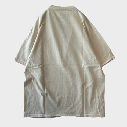 90's ONEITA Yogi Bear ヨギ・ベア 刺繍キャラクターTシャツ アイボリー(XL)/B3949T-SO