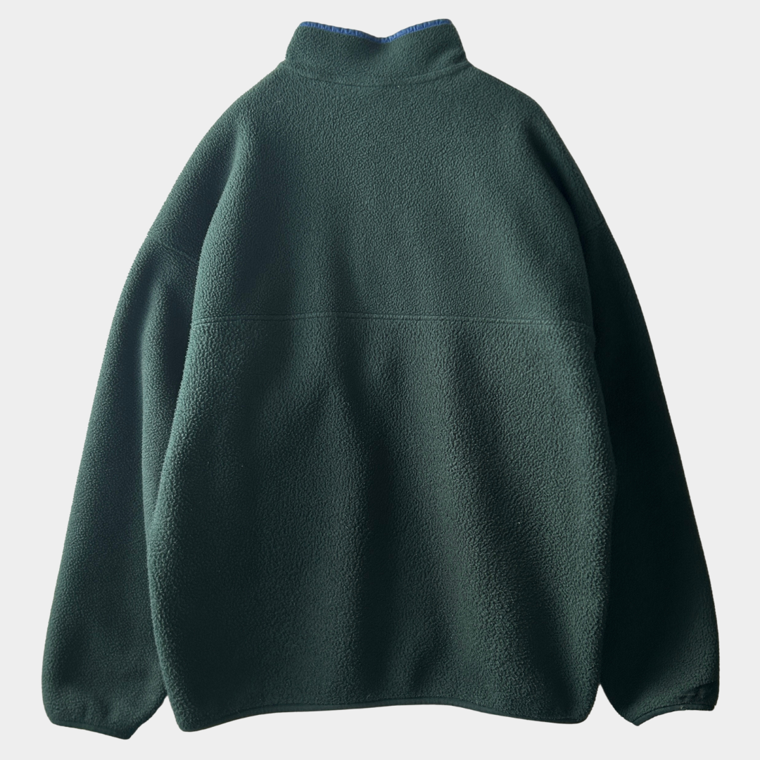 90's Patagonia synchilla Snap-T パタゴニア シンチラ スナップT 深緑 ブルー (XL)/C0097F-SO