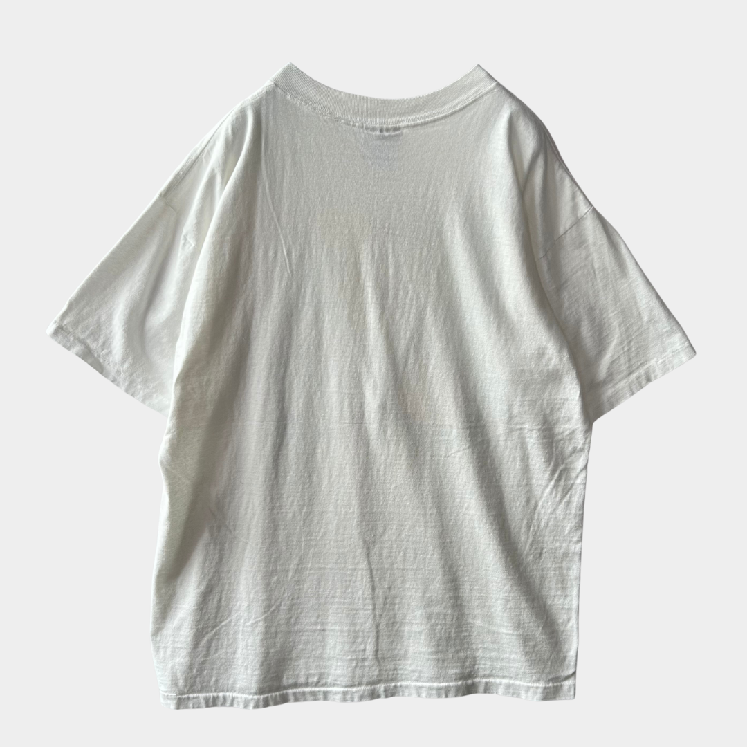 90's ONEITA ディズニー クマのプーさん アンディ・ウォーホル風アートTシャツ 白(XL)/B2002T-SO