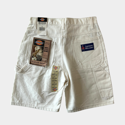 未使用品 Dickies × Sherwin Williams ペインターショーツ ハーフパンツ ホワイト(30)/C1252P-SO