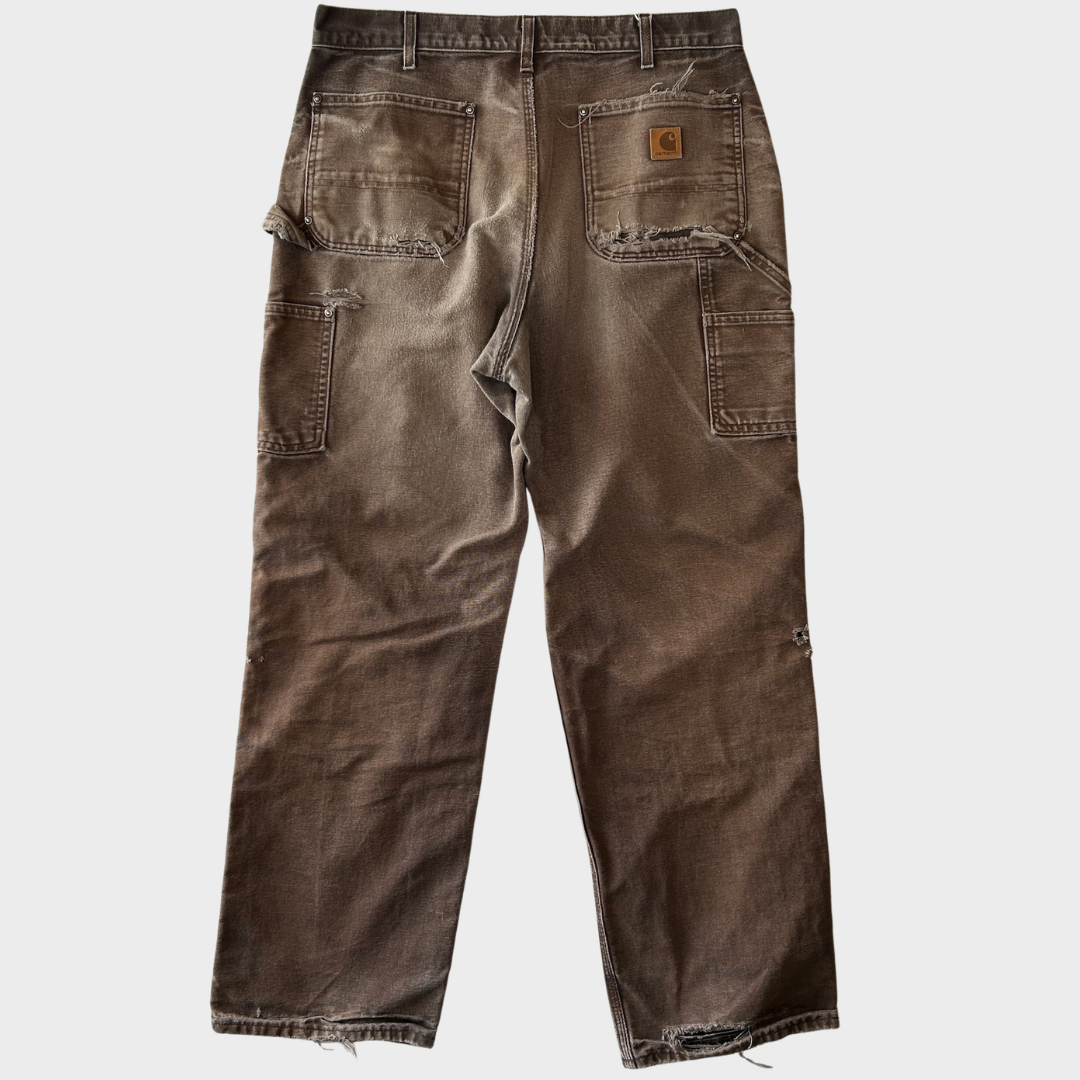 00's Carhartt ka-ha-to ダブルニーパンツ B136 DKB (34×32)/C1058P-SO