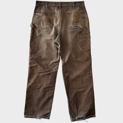 00's Carhartt ka-ha-to ダブルニーパンツ B136 DKB (34×32)/C1058P-SO
