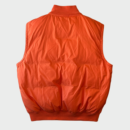 00's Ralph Lauren ラルフローレン ダウンベスト オレンジ (XL) /C0023V-SO