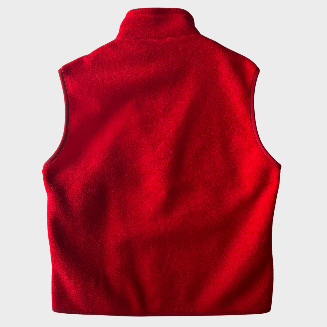 90's Patagonia パタゴニア シンチラ フリースベスト 赤 (L)B1424V-SO
