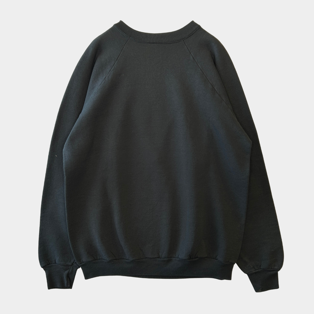 90's Fruit of the loom ABCNEWSアメリカテレビネットワーク スウェット 黒 (XL)/B2980S-SO