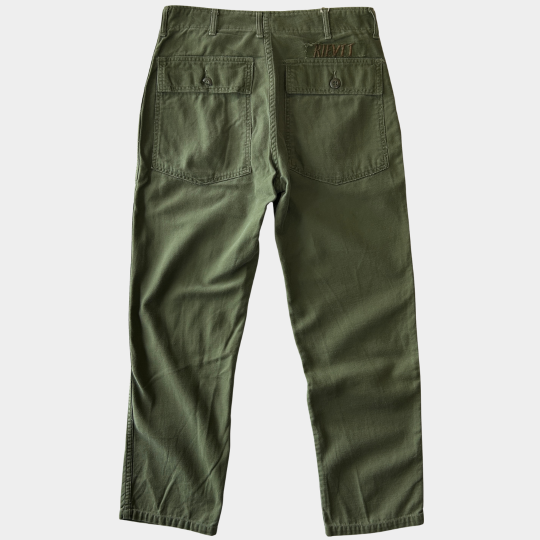 60~70's U.S.ARMY Utility Pants ベイカーパンツ ミリタリー (32×33)/A5670P-SO