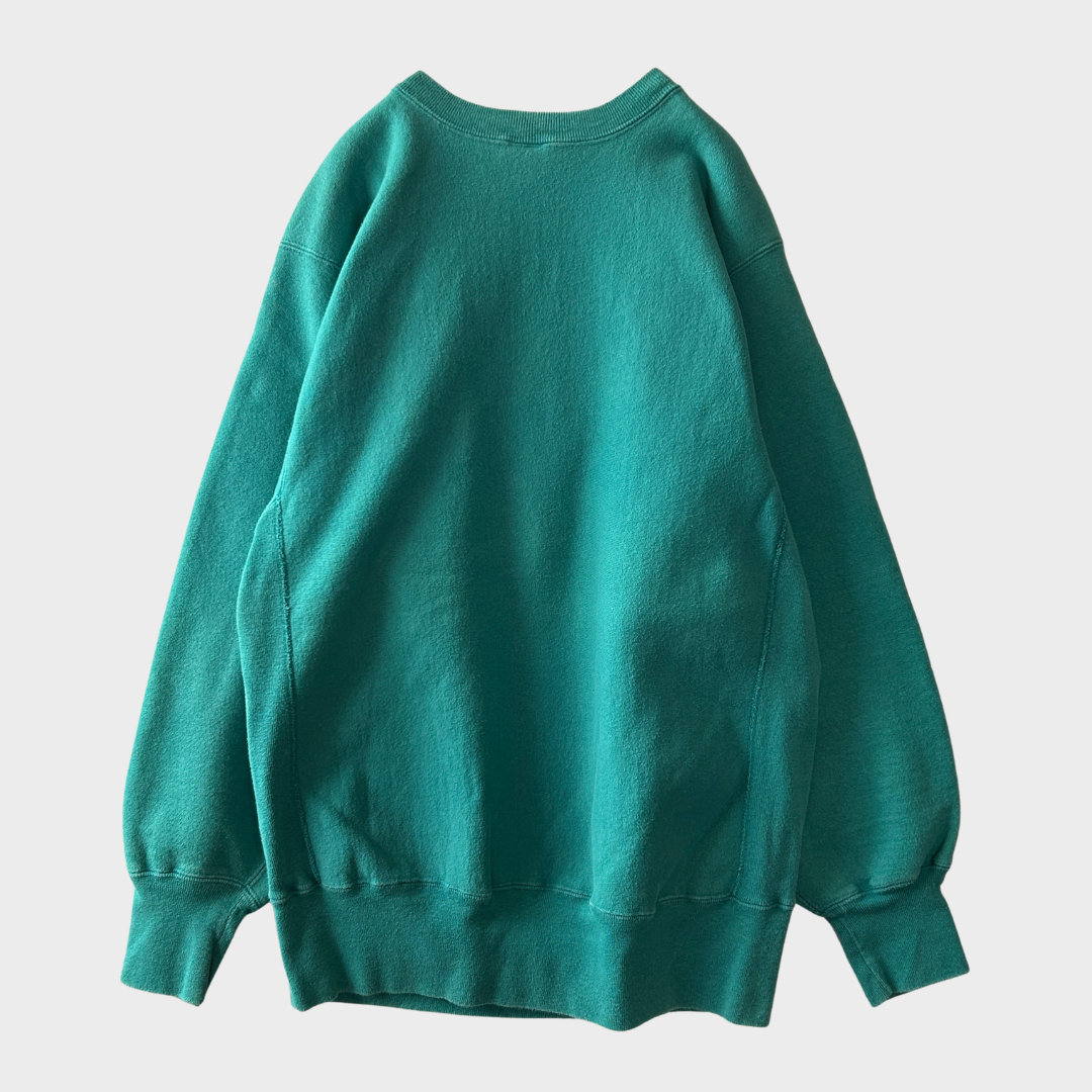 90's Champion Reverse weave リバースウィーブ "INDIANA" カレッジスウェット グリーン (XL)/C0660S-SO