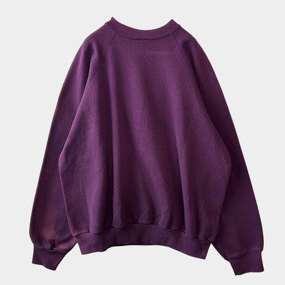 90's TULTEX ブランクスウェット フェード 無地 ボルドー(XL)/B2918S-SO