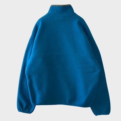 90's Patagonia パタゴニア スナップT フリース ターコイズブルー M /A0756F-SO