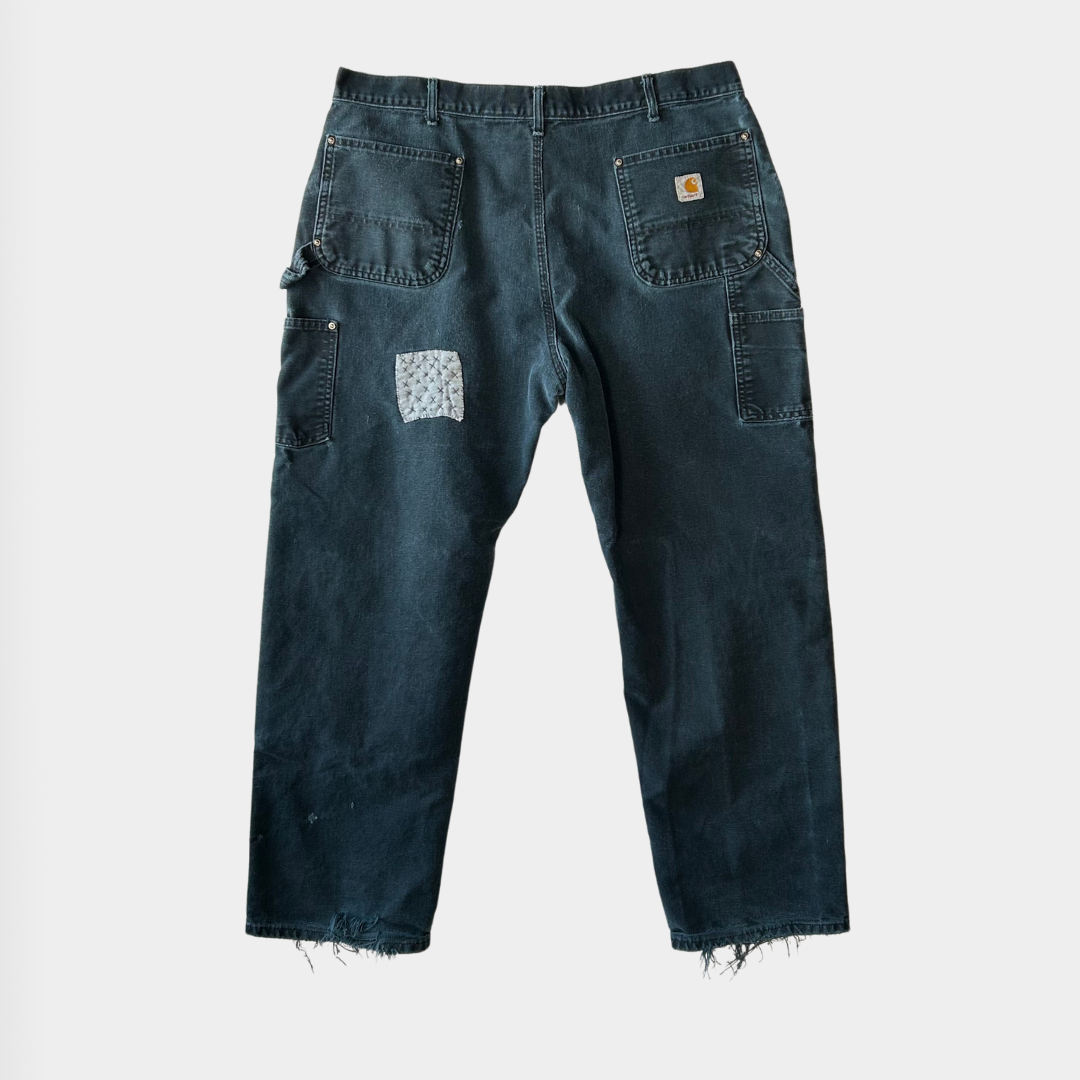 00's Carhartt カーハート ダブルニー B01 BLK 黒(40×32)/A6157P-SO 00's Carhartt カーハート ダブルニー B01 BLK 黒(40×32)/A6157P-SO