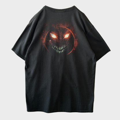 00's Hanes ヘインズ Disturbed ディスターブド Guarded TheGuy 両面プリントTシャツ 黒 (L) /B1885T-SO