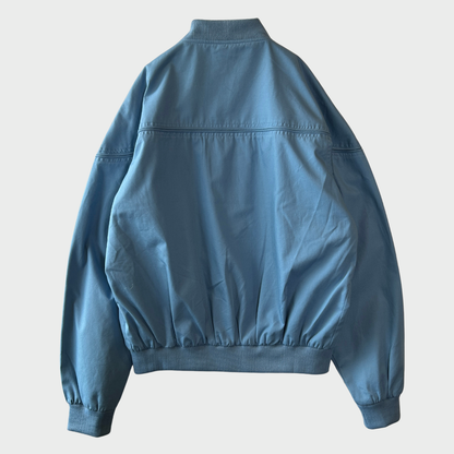 80-90's Guy Loren グレッグ・ローレン カップショルダージャケット ダービー サックスブルー (M)/A8161J-SO