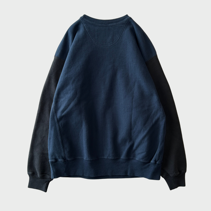 00's Champion Reverse Weave プレミアム リバースウィーブ 袖切り返し スウェット ネイビー (XL) /C1587R-SO