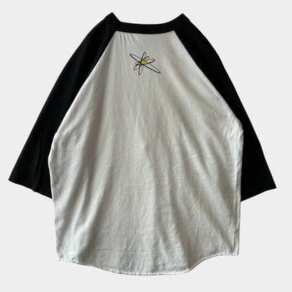 00's Strung Out ストラングアウト バンドTシャツ ラグラン FAT Wreck Chords 白黒(XL)/C0970T-SO